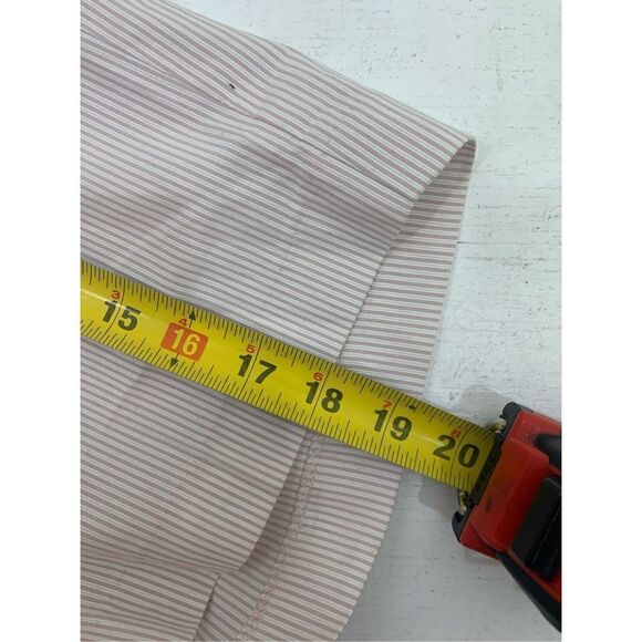 H&M NWT Pink Striped Bermuda Shorts Size 33 R - Picture 9 of 9